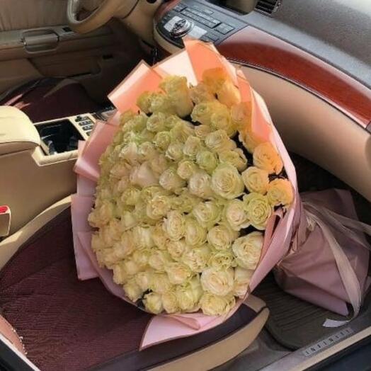 Белое в розовом
