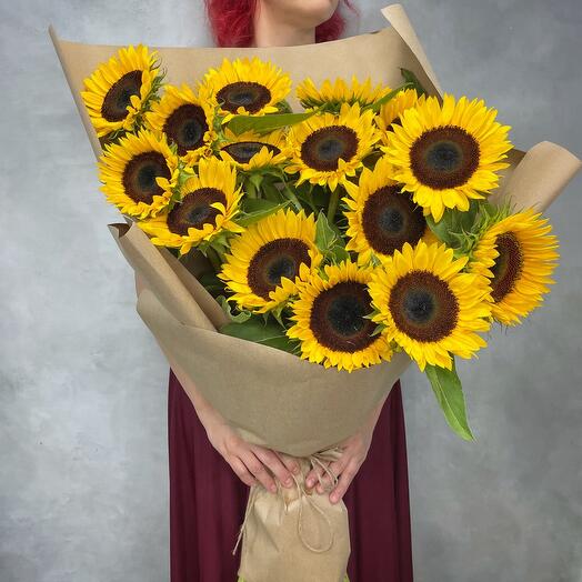 15 girasoles