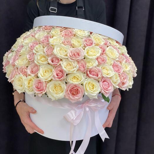Flowers in a box 101 roses