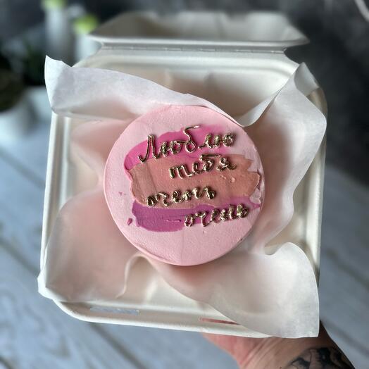 Бенто торт «Люблю тебя очень»