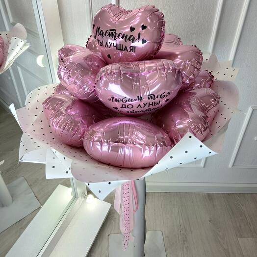 Букет з 11 сердець