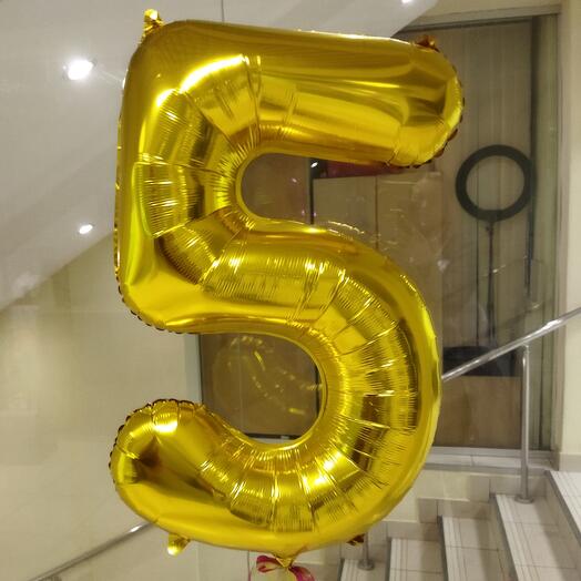 The figure is gold foil. Size 102 cm