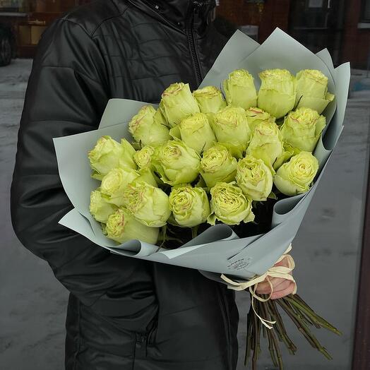25 роз «Лимонад»