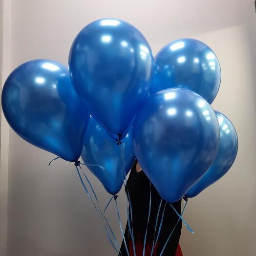 Conjunto de bolas azules