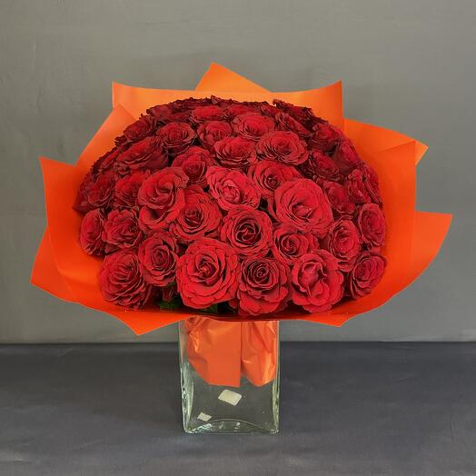 51 rosa roja Kenia 40 cm por paquete