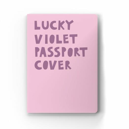 Обложка «Lucky violet passport cover»