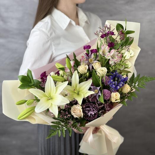 Букет с лилией Калантэ