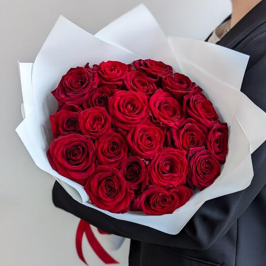 21 red roses