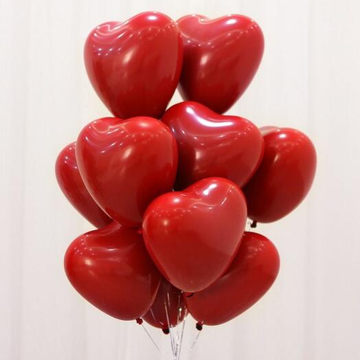 Fuente de 11 bolas "corazón"