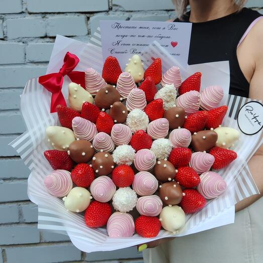 Bouquet "Three chocolates"L