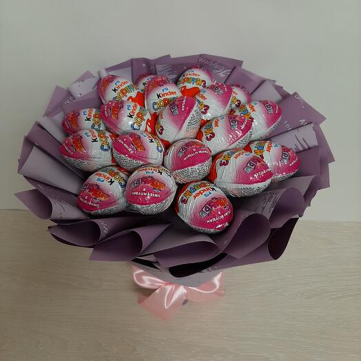 Букет из Kinder сюрпризов