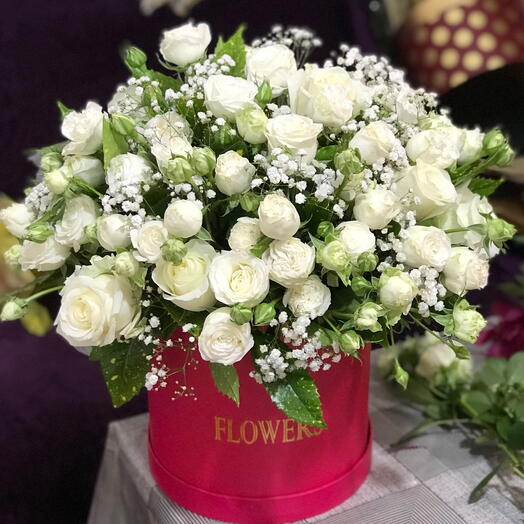Roses in a box