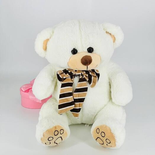 White teddy bear stuffed toy 40 cm