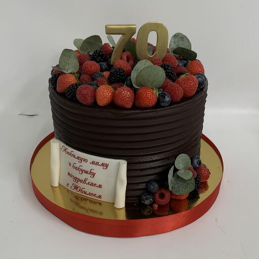 Торт на юбилей 70 лет