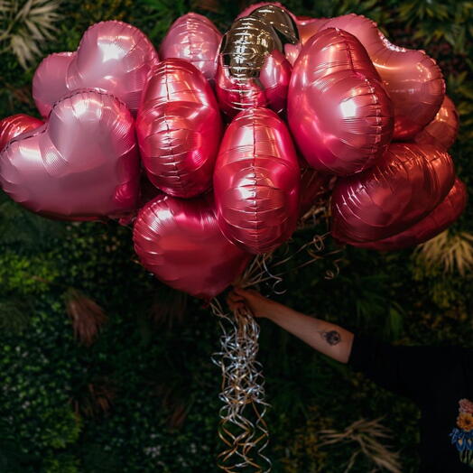 Balloons set Mix hearts
