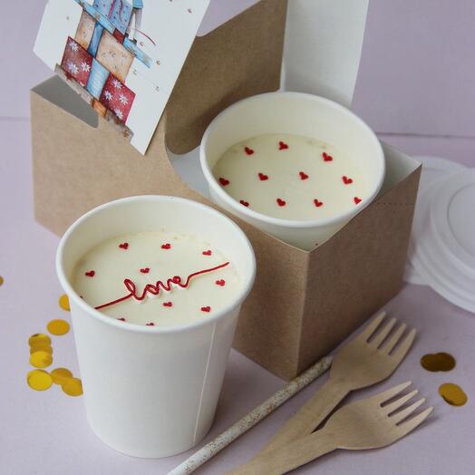 Торт в стакане Cake to go размер M 2шт