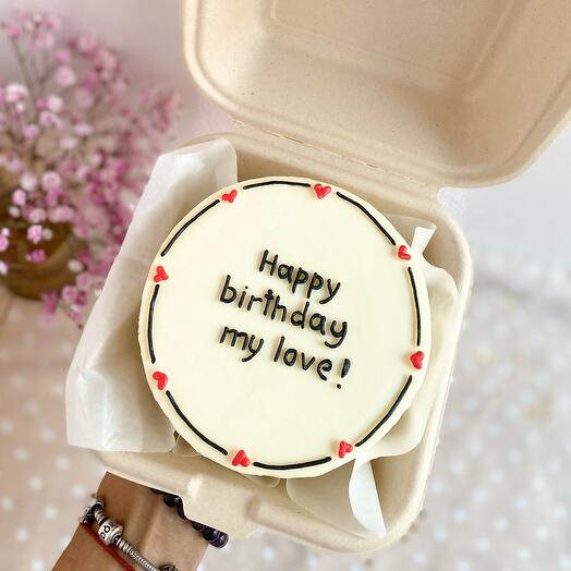 Бенто торт на День Рождения «Happy birthday