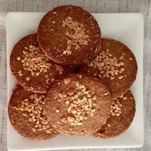 Galletas de saraseno, sesamo y almendras