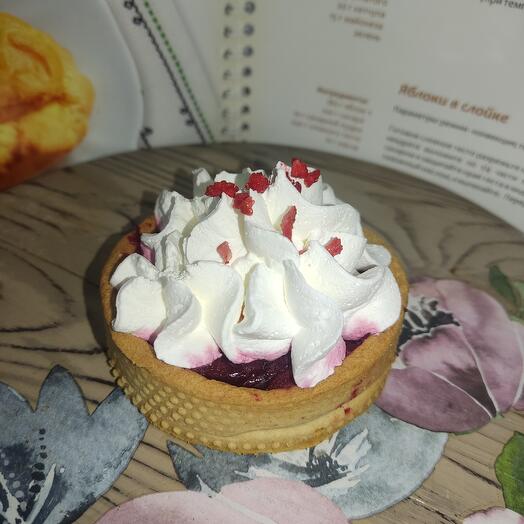 Cherry tartlet without eggs lactose free gluten free sugar free