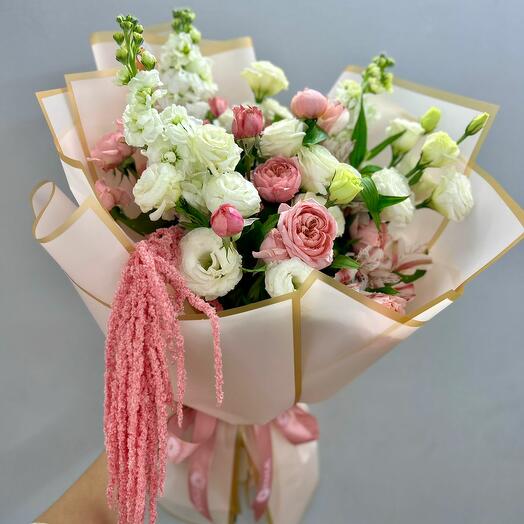 Букет "Экзотический рай" от цветочного магазина Оранж Алматы