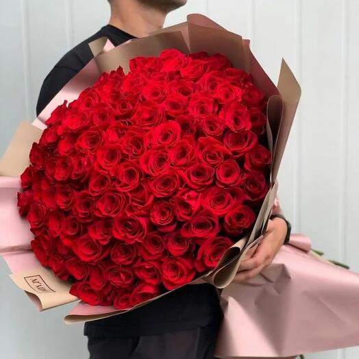 101 высокая роза