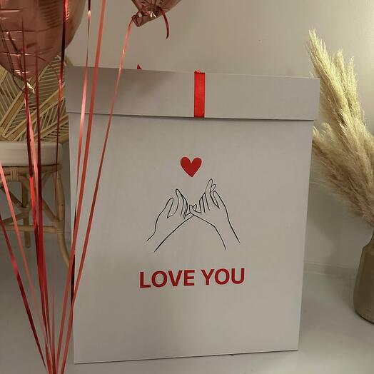 Fehér doboz léggömböknek