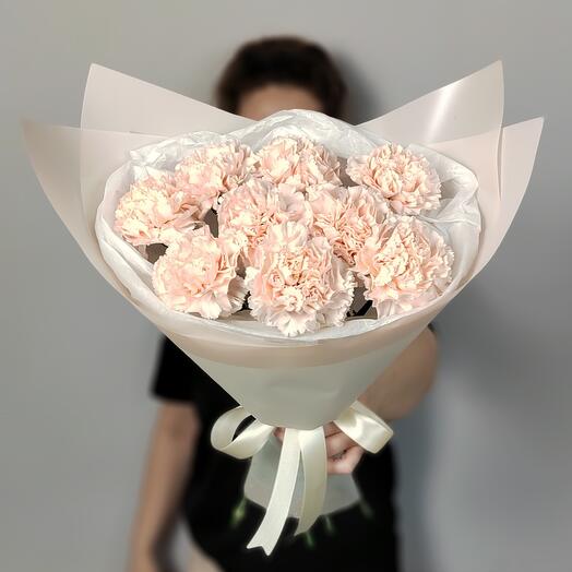 Bouquet of pink carnations
