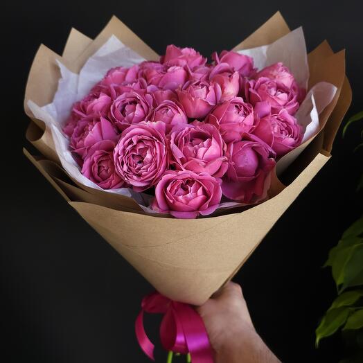 Peony-shaped bush roses Misty Bubbles 11 pcs