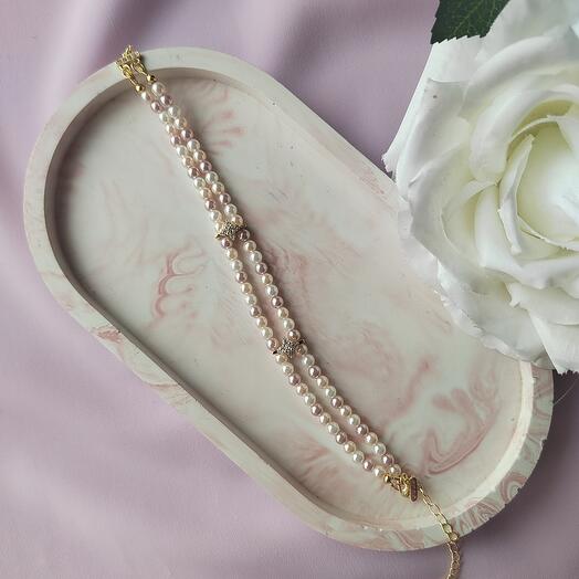 Браслет из разноцветной майорки