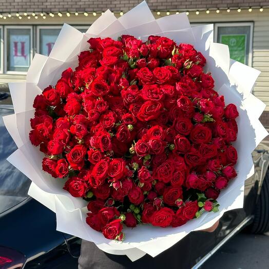 Букет из красных роз 🌷