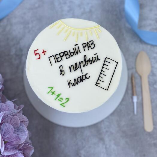 Бенто торт М «первый раз в первый класс»