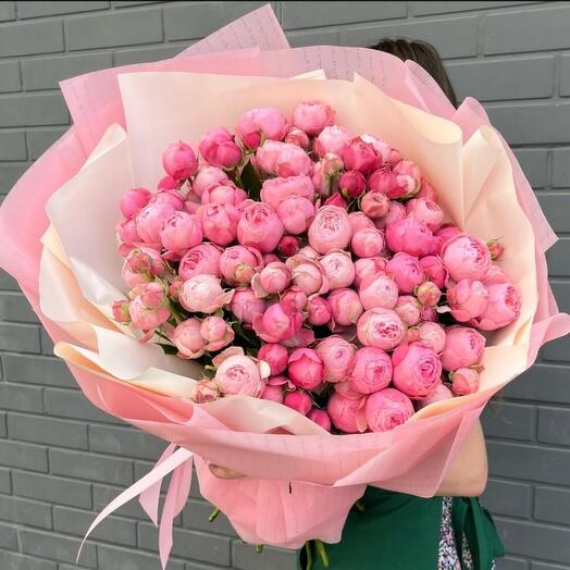 Букет WOW💗  Сильва пинк