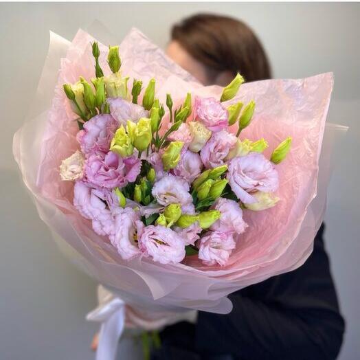 Эустома махровая розовая