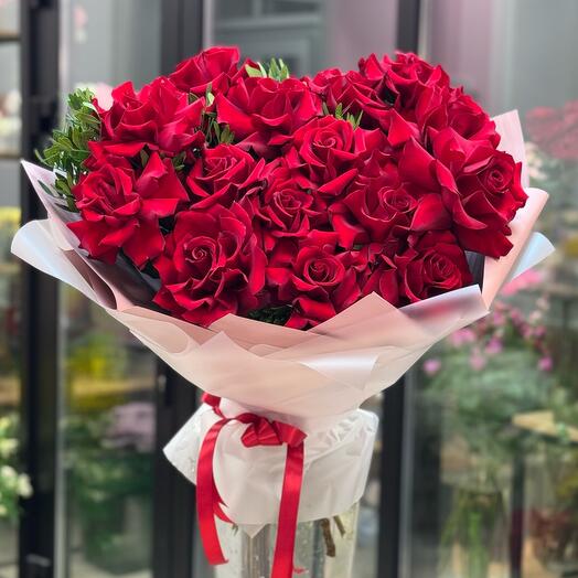 Букет из 15 французских роз