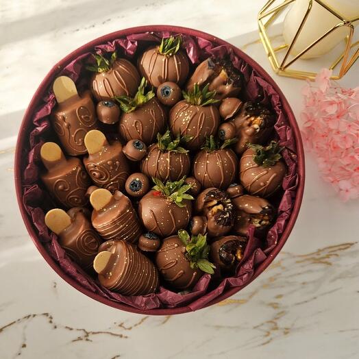 Микс вкусов «финики,клубника,банан»