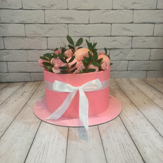 Торт"Корзина с цветами "