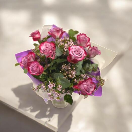 Bouquet de Rosas Moradas