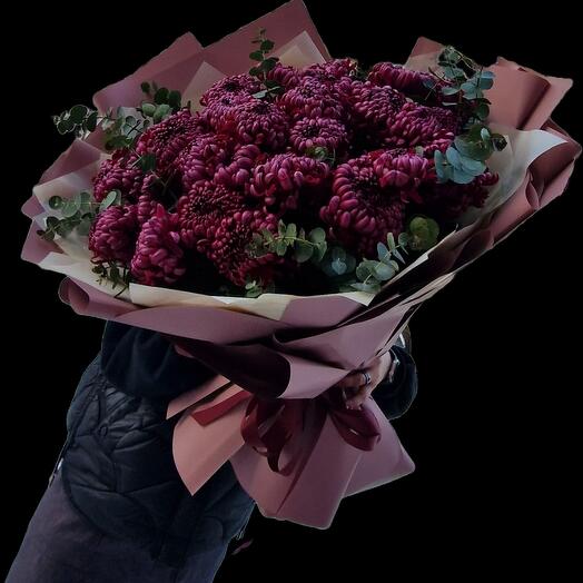 Хризантемы бигуди