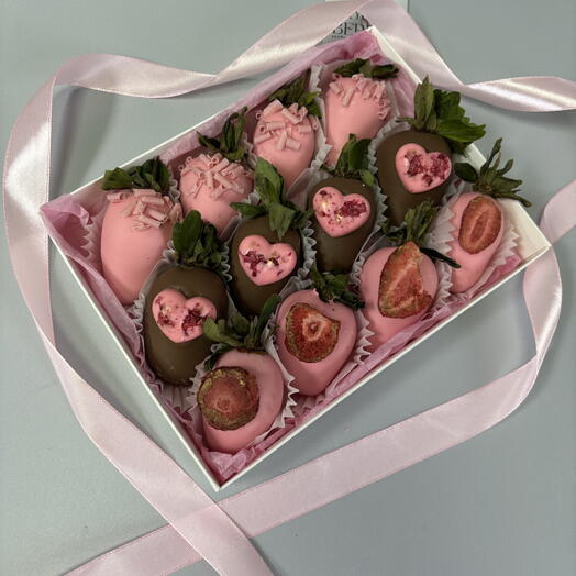 Клубника в шоколаде 4 сердца