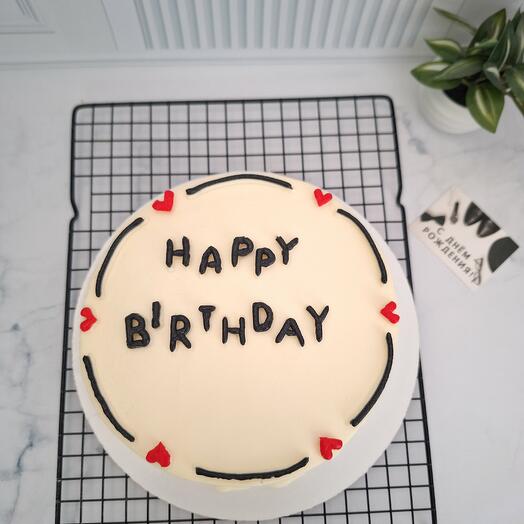 Торт HAPPY BIRTHDAY