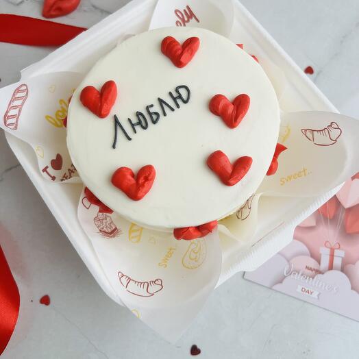 Бенто торт Люблю для любимых