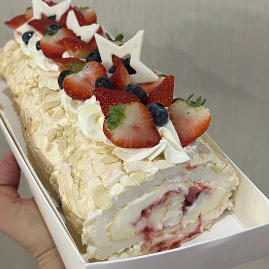 Меренговый рулет