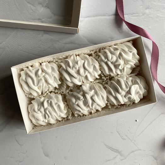 Коробочка яблочного зефира в подарок мужчине, папе, мужу