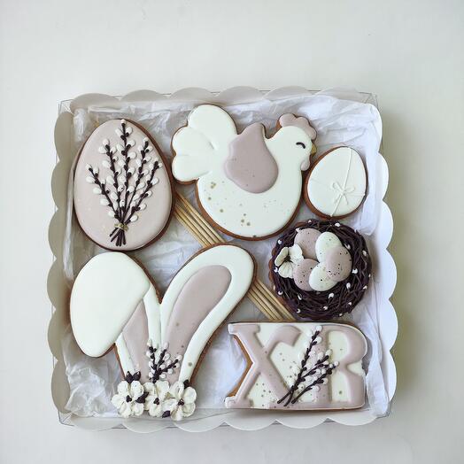 Juego de pan de jengibre Pascua