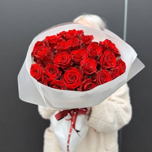 25 КРАСНЫХ РОЗ🌹