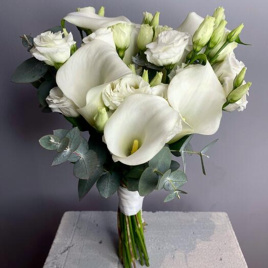 Букет невесты из калл