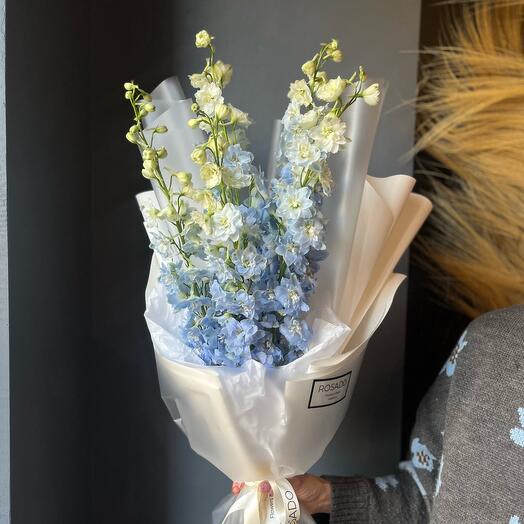 Нежное моно из дельфиниума