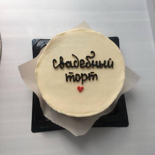 Свадебный бенто-торт