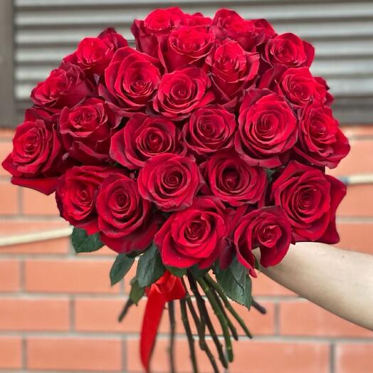 Красные розы Эквадор, классика🌹