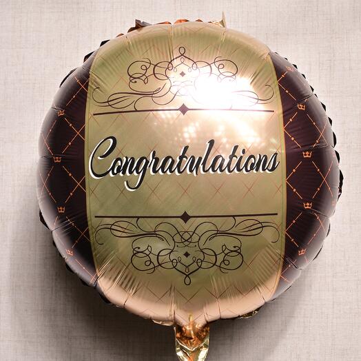 "Congratulations" Foil Balloon-2